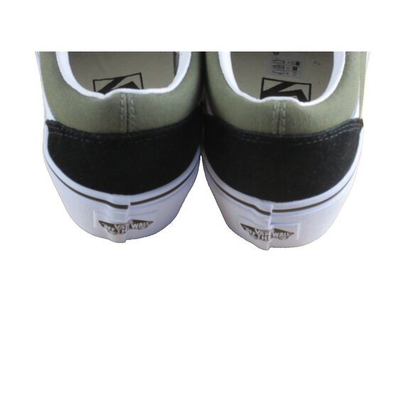 Vans Women's Old Skool Platform Grape Leaf Green Black Platform Shoes Sizes NIB - Picture 5 of 7